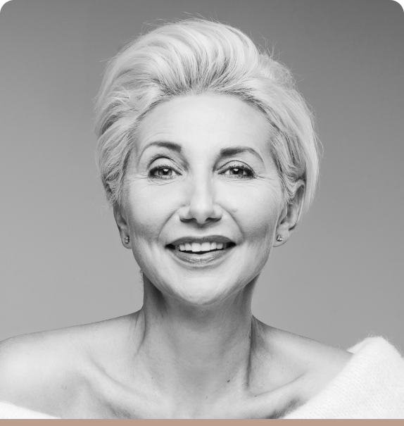 Patientin mit ruhigem Blick